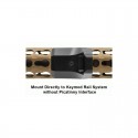 Super slim keymod hand stop black - UTG
