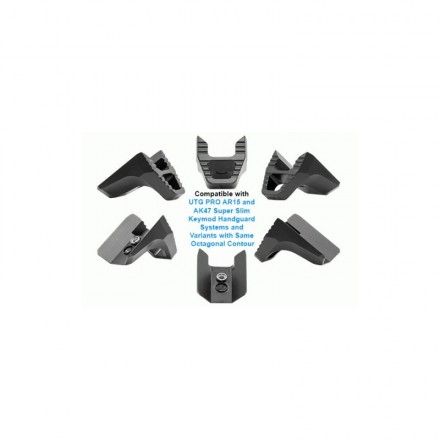 Super slim keymod hand stop black - UTG