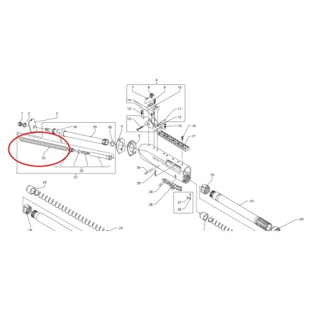 Connecting Rod Spring for Benelli M1 / M2 -...