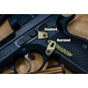 Tasto Sgancio Caricatore Maggiorato GridLok in Ottone per CZ Shadow 2 - Lok Grips