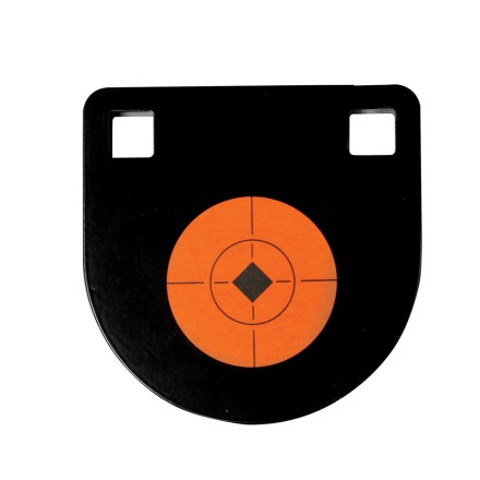 World of Targets 4 Inch / 10 cm Double Hole Steel Gong Target - Birchwood Casey