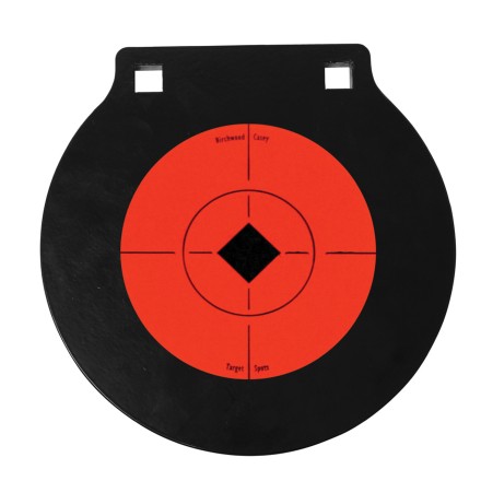 World of Targets 6 Inch / 15 cm Double Hole Steel Gong Target - Birchwood Casey