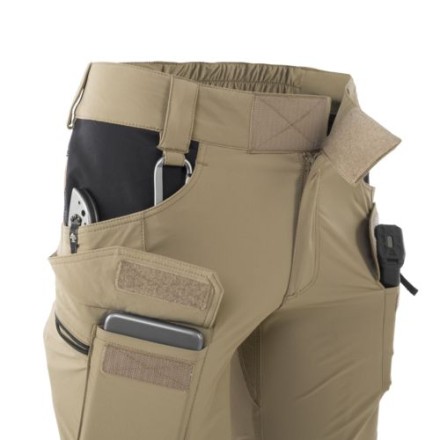 Women's OTP 8,5" Shorts, Black - Helikon Tex