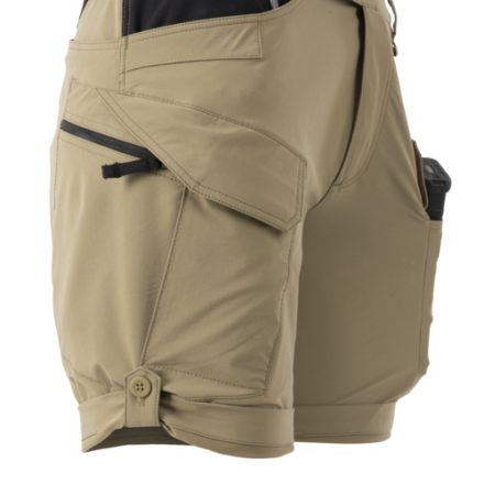 Women's OTP 8,5" Shorts, Black - Helikon Tex