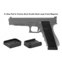 UTG PRO +0 Base Pad, Glock Large Frame, Matte Black Aluminum