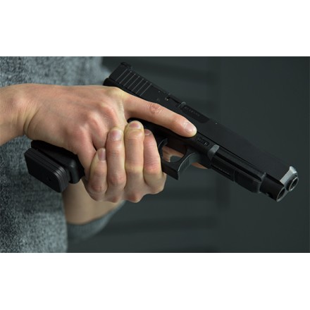 UTG PRO +0 Base Pad, Glock Large Frame, Matte Black Aluminum