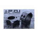 UTG PRO 34mm/2PCs Medium Profile P.O.I Picatinny Rings (H 15 mm)- UTG PRO