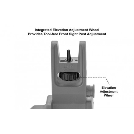 UTG ACCU-SYNC® 45 Degree Angle Flip Up Front Sight
