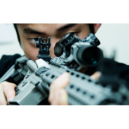 UTG ACCU-SYNC® 45 Degree Angle Flip Up Rear Sight
