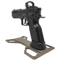 Short Aluminium Grips Diamond Cut for KMR W-02 Umbra, Black - KMR Precision Arms