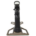 Short Aluminium Grips Diamond Cut for KMR W-02 Umbra, Black - KMR Precision Arms