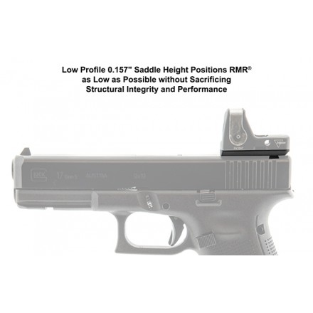 UTG Super Slim RMR Mount for Glock Rear Sight Dovetail
