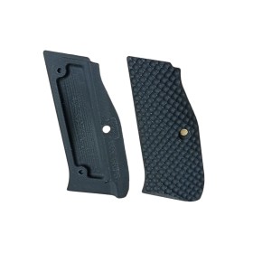 CZ Shadow 2 Grips Palm Swell BOGIES in G10 Black Color,... 2