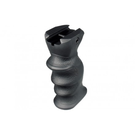 Ambidextrous Combat Foregrip, Symmetric Contour-Black - UTG