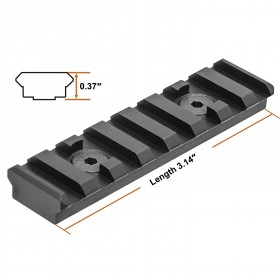 M-LOK 4-Slot Picatinny Rail Section Leapers UTG PRO