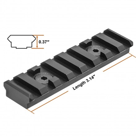 Rail Picatinny/Weaver da 8 slot per Guardamano modello M-Lok UTG Leapers