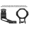 Accu-Sync 34mm High Profile 37mm Offset Picatinny Rings, Black - UTG