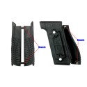 Walter Q5/Q4/PDP Compact SF GRIDLOK Brass Cerakote Black - Lok Grips