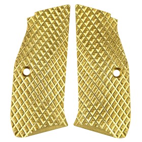 JAWS Brass grips for CZ Shadow 2 Palm Swell - Lok Grips