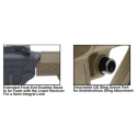 S2 Stock Ops Ready for AR15/M4 Mil-Spec, sand - UTG Pro