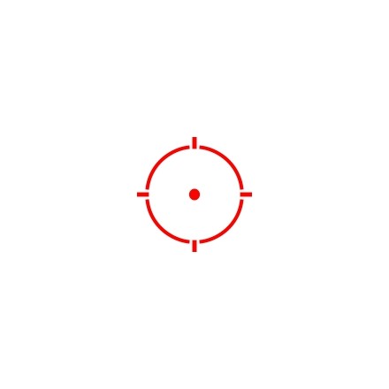 Red Dot doppio reticolo 2MOA Dot e 65MOA...