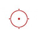 Open reflex Red Dot sight Multireticle 2MOA Dot 32MOA Circle, Red - Holosun