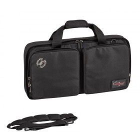 Borsa porta fucile/pistole imbottita 60x35x15cm, Nero -...