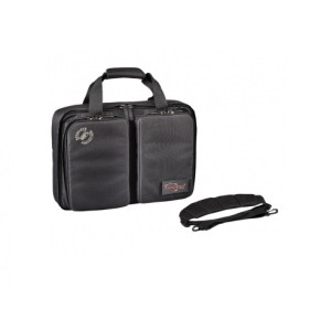 Borsa porta fucile/pistole imbottita 45x35x10cm, Nero -...