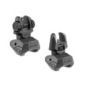 Folding Back-Up Sight Front and Rear Sight Set , Picatinny - Fab Defense