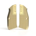 Brass Grips DOTMATRIX for CZ 75 SP-01/Shadow 2 and KMR S-01/02 - KMR