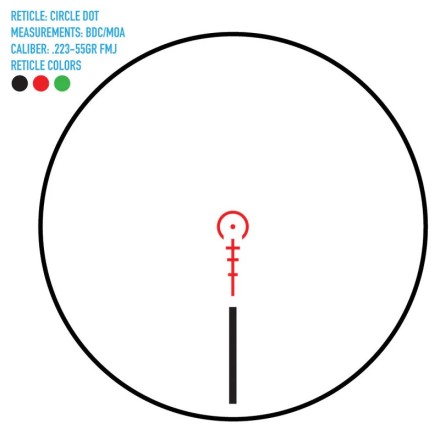 RapidStrike 1-6x24 Riflescope,  Circle Recticle...