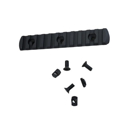 Rail M-LOK 11 Slot, Aluminium, Black - KMR