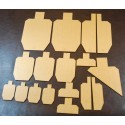Dry-Fire Target Set (Metric - USPSA) - DAA
