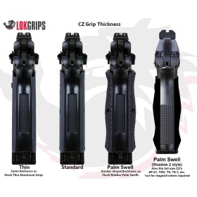 GridLOK Palm Swell Grips Shadow 2 (Black Brass), texture... 2