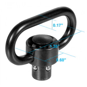 Quick Release Strap Holder with 1.38 " Ring - UTG 2