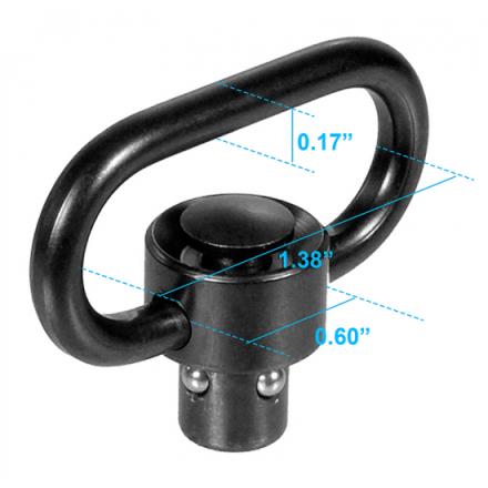 Quick Release Strap Holder with 1.38 " Ring - UTG