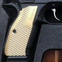 Brass Grips DOTMATRIX for CZ 75 SP-01/Shadow 2 and KMR S-01/02 - KMR