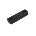 Rail M-LOK 5 Slot, Alluminio, Nero - KMR