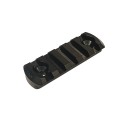 Rail M-LOK 5 Slot, Alluminio, Nero - KMR