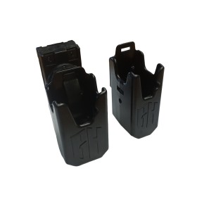 Porta caricatore con 2 inserti e clip ruotabile per...
