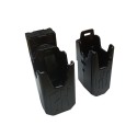 Magazine pouch with 2 inserts and rotation clip for double row mag