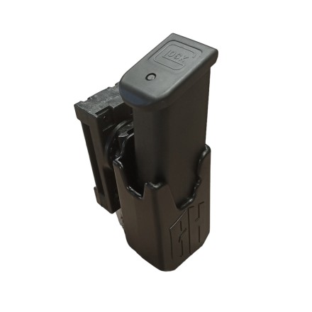 Porta caricatore con 2 inserti e clip ruotabile...