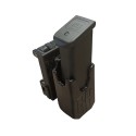 Magazine pouch with 2 inserts and clip Devert for double row mag - Ghost International