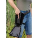 Concealed gun bag drop leg carry, black - Falco Holsters