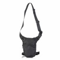Fondina cosciale per trasporto occulto occulta, nera - Falco Holsters