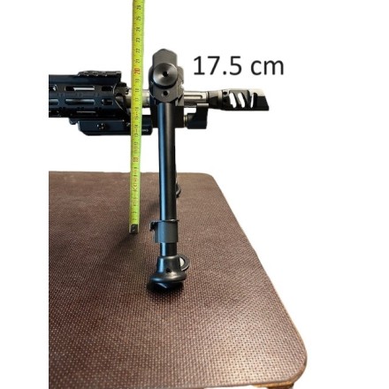 Bipod small Field Extended, carbon+aluminium -...