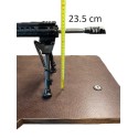 Bipiede medio in alluminio con attacco rapido, 20-29cm, 9 posizioni - Nord Arms