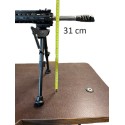 Aluminium medium bipod with quick attachment, 20-29cm, 9 positions - Nord Arms
