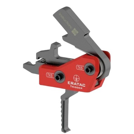 ERATAC single action trigger for AR15 and clones, flat trigger blade - ERATAC