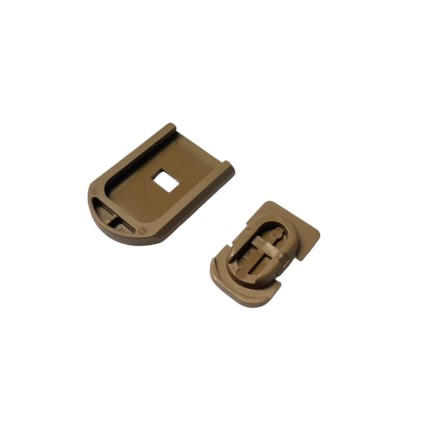 Magazine Pad with Insert for Mec-gar Magazine CZ 75 SP-01 / Shadow 2, Sand - Mec-gar
